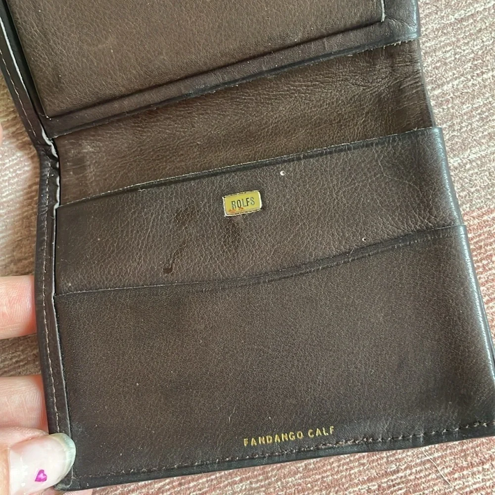 Rolf's Classic Brown Fandango Calf Leather Wallet